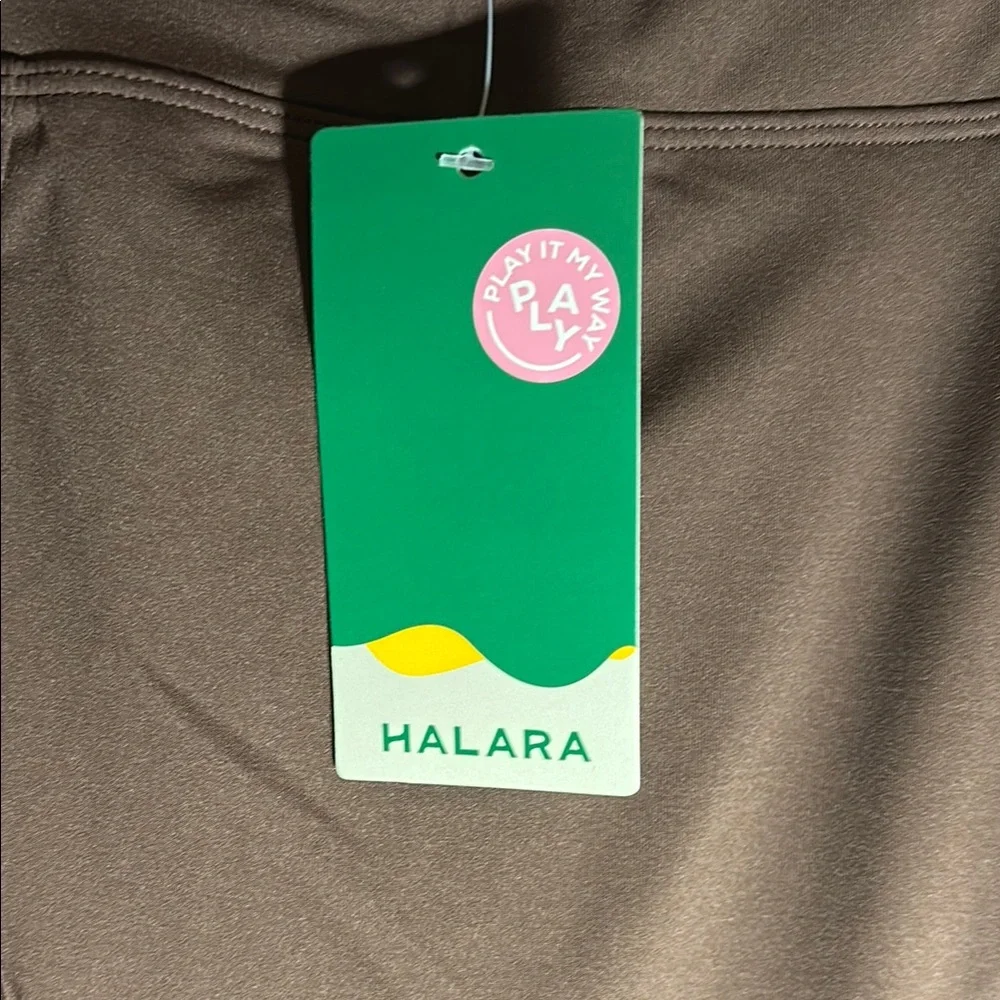 Halara‎ Brown Maxi A-Line Skirt with Buckle Front